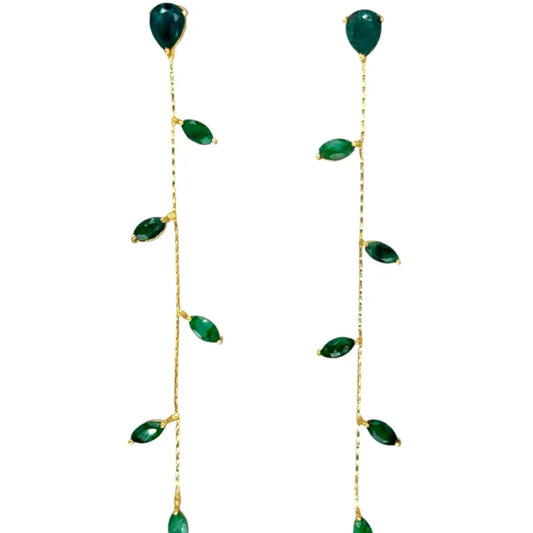 Pendientes Abril Deluxe Verde