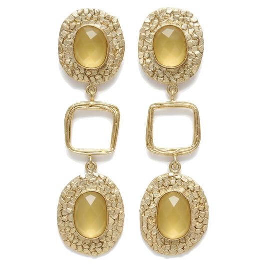 Pendientes Andrina Ed. Limitada Amarillo