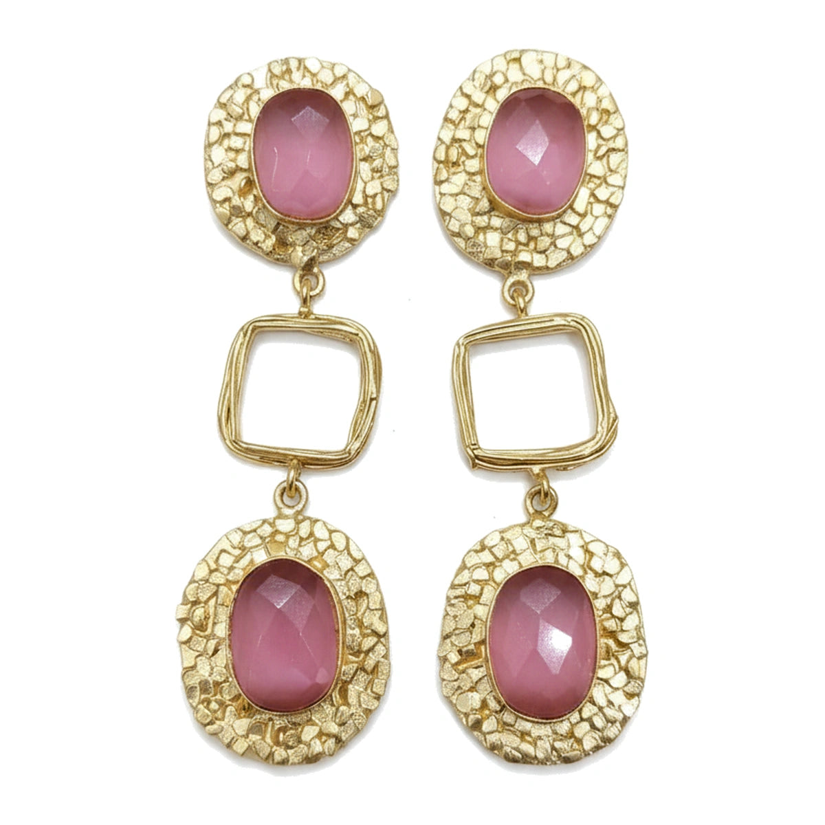 Pendientes Andrina Ed. Limitada Rosa dark