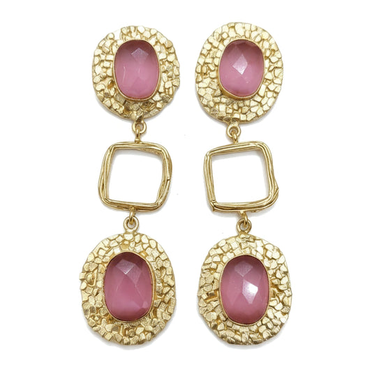 Pendientes Andrina Ed. Limitada Rosa dark