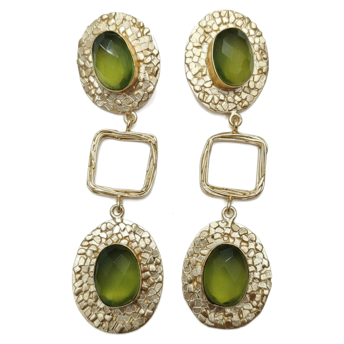Pendientes Andrina Ed. Limitada Verde oliva