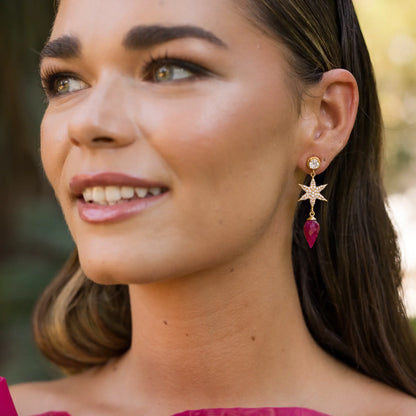 Pendientes Astra Shine y Rubí