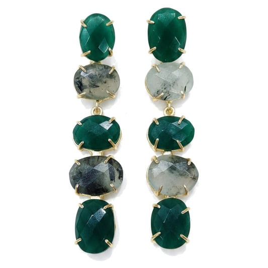 Pendientes Barokki Ed. Limitada Verdes