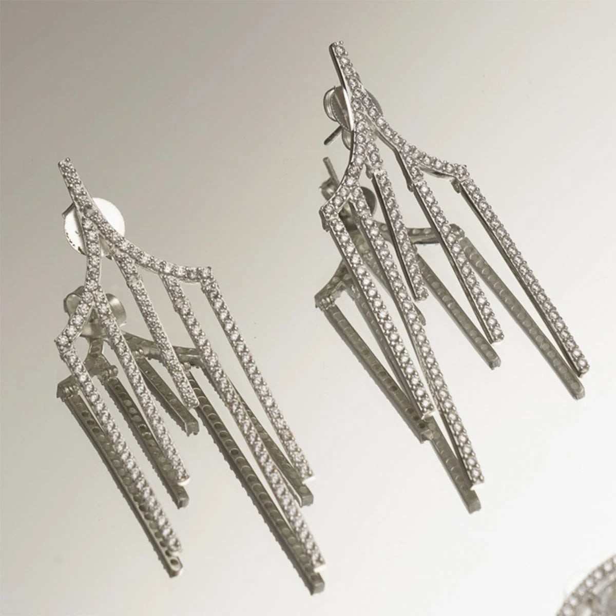 Pendientes Chaplin Plata Shine