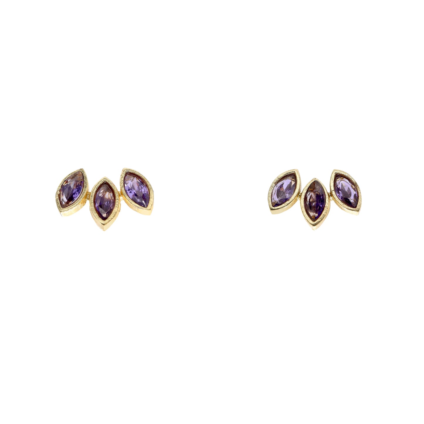 Pendientes Daisy Small Morado