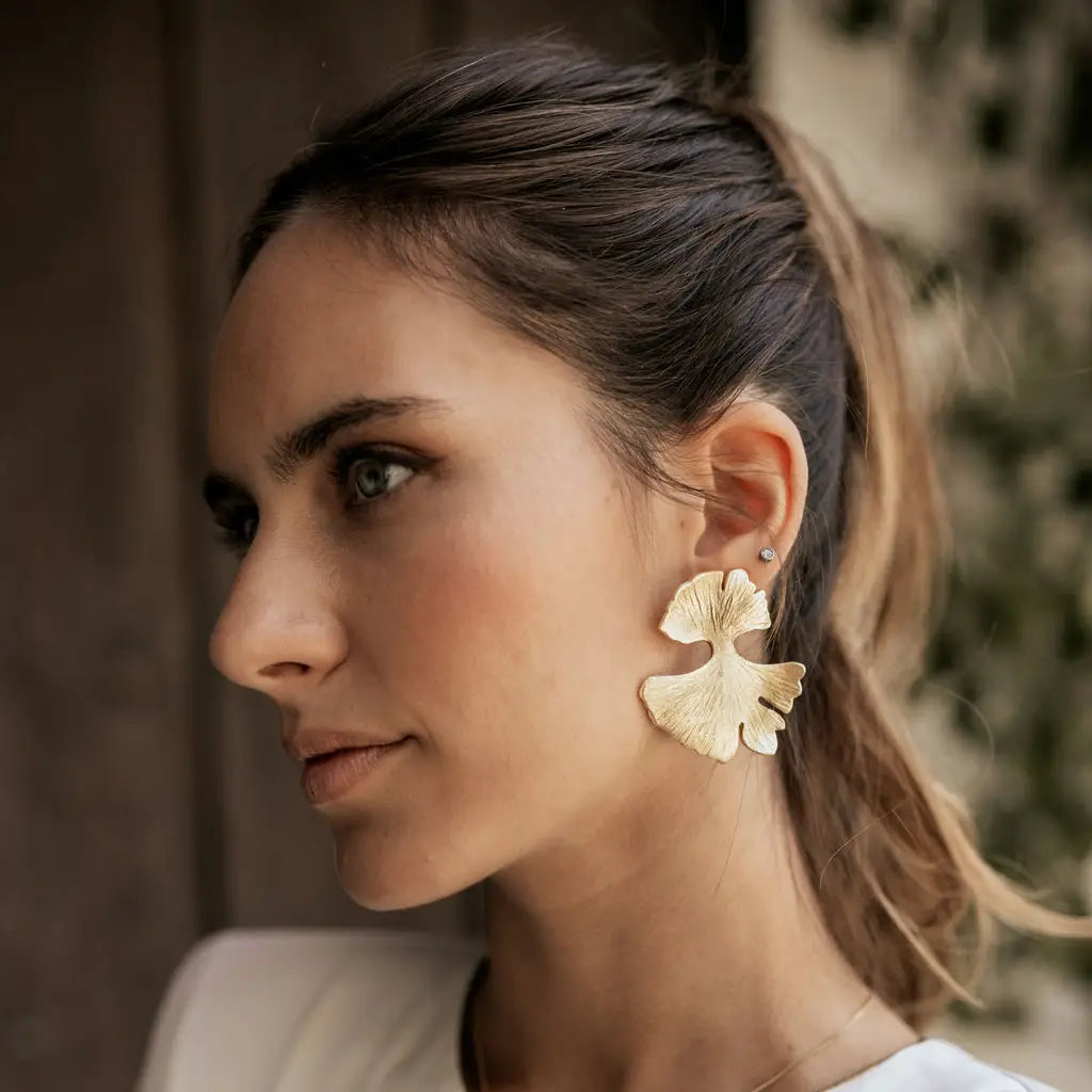 Pendientes Doble Gingko