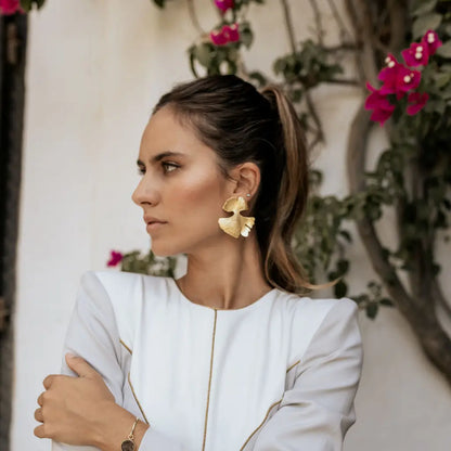 Pendientes Doble Gingko