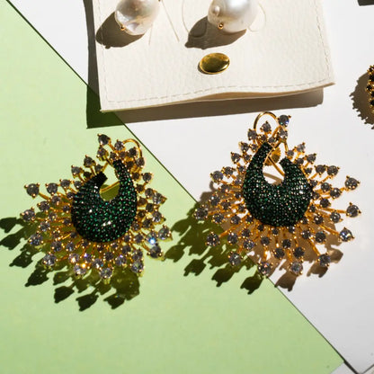 Pendientes Eclat Shine Verde