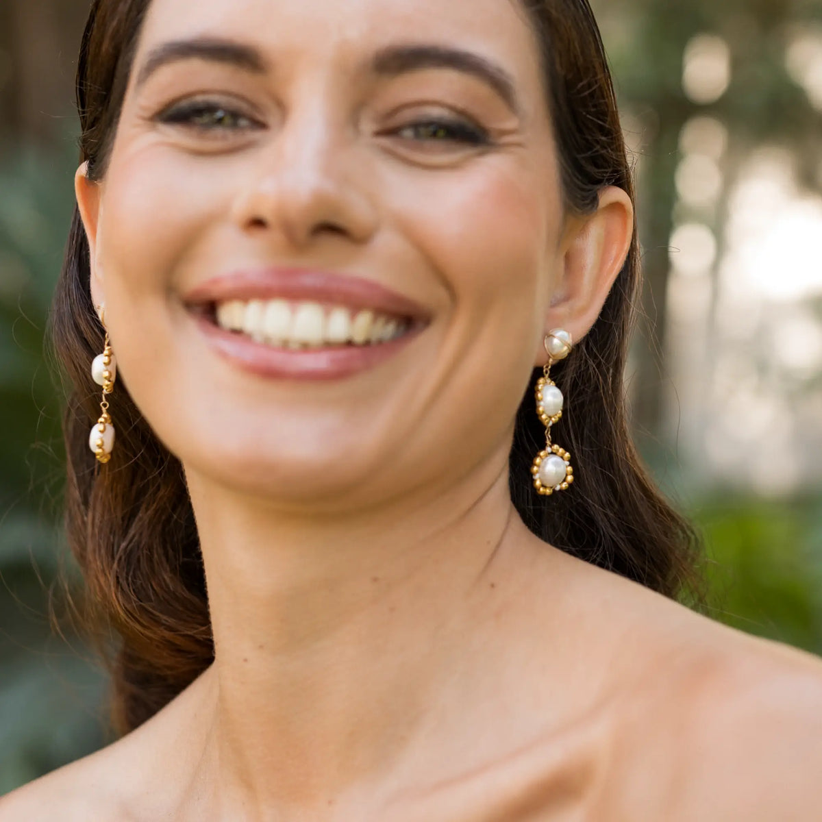 Pendientes Elegia Perlas