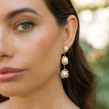 Pendientes Elegia Perlas