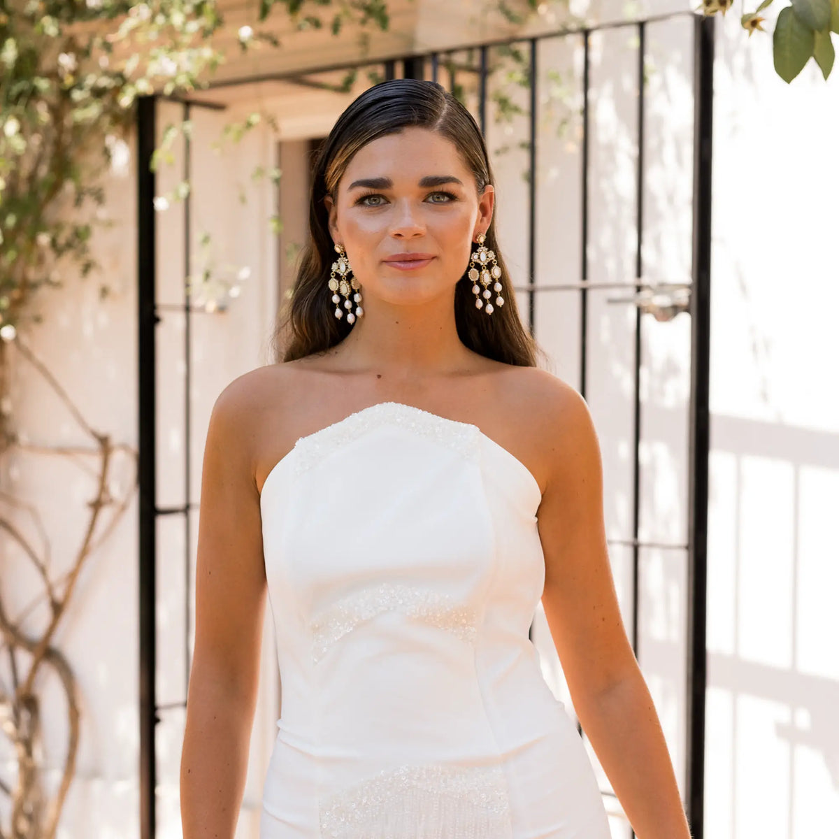 Pendientes Esplend Shine, Blanco nácar y Perlas