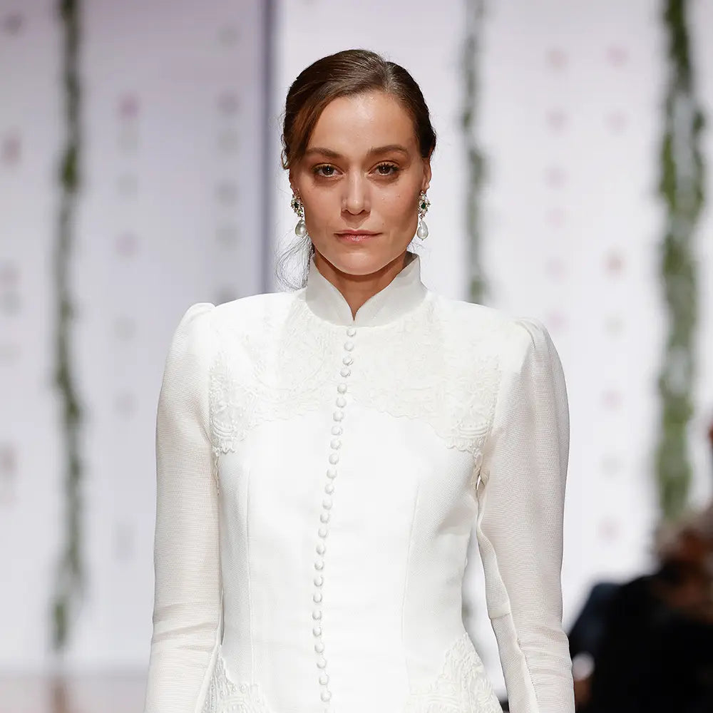 Pendientes Gallardo Shine, Verde y Perlas