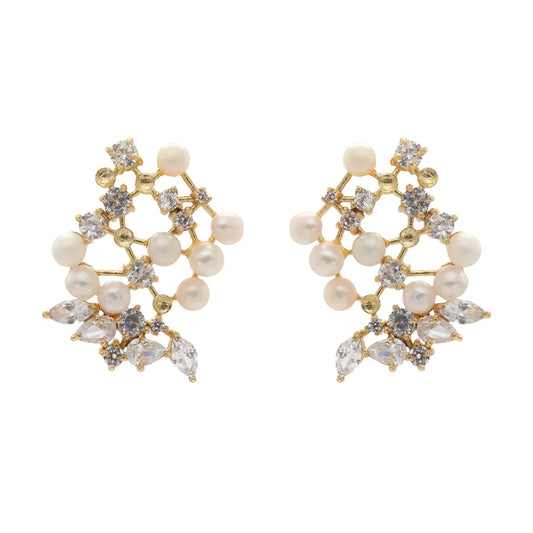 Pendientes Gina Shine Perlas
