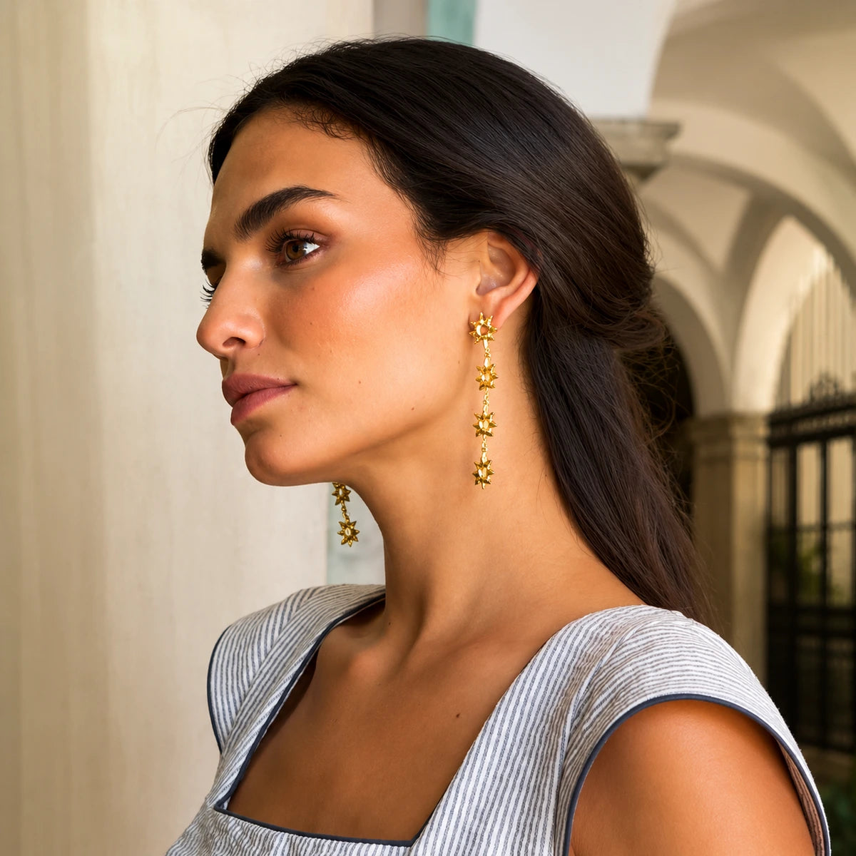Pendientes Helia 4 Soles