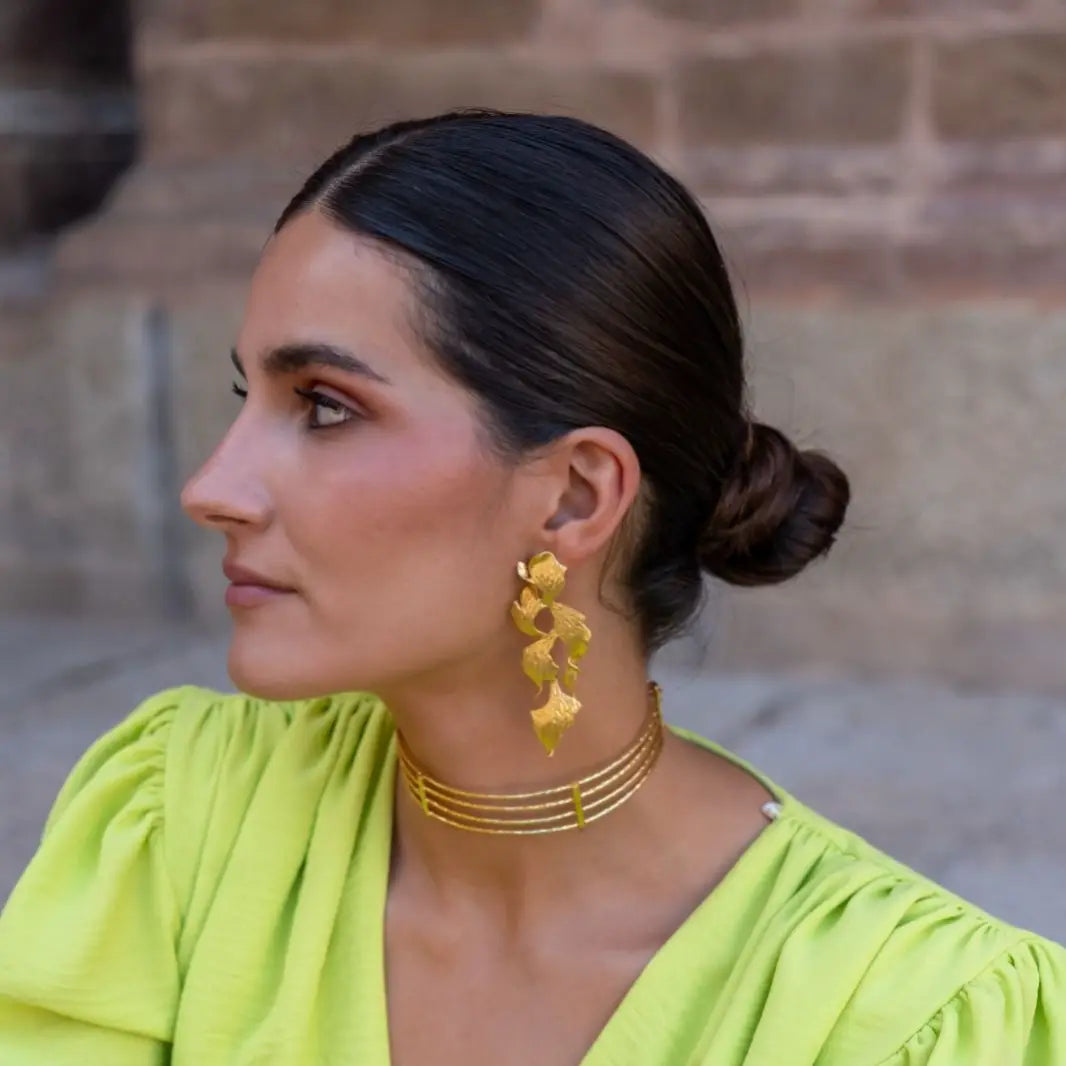 Pendientes Hojarasca