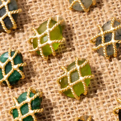 Pendientes Lorena Verde lima