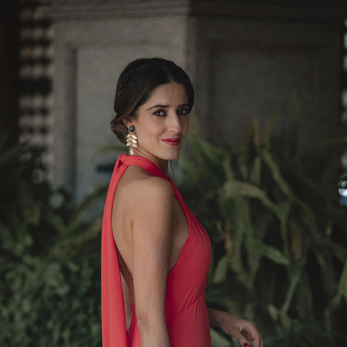 Pendientes Majus Ed. Limitada Piedra Lunar