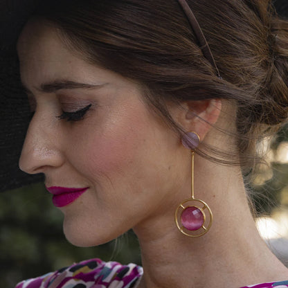 Pendientes Manuela Rosas