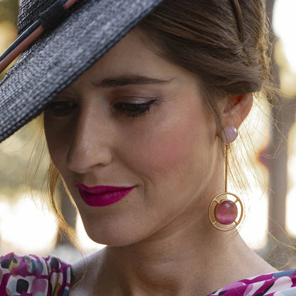 Pendientes Manuela Rosas