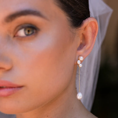 Pendientes María Perlas