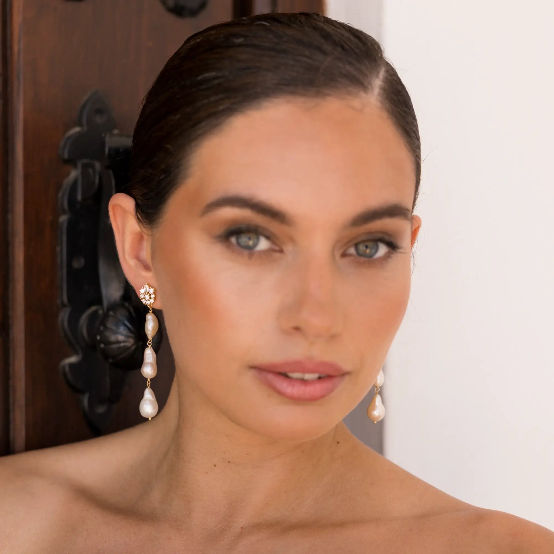 Pendientes Maribel Shine Perlas