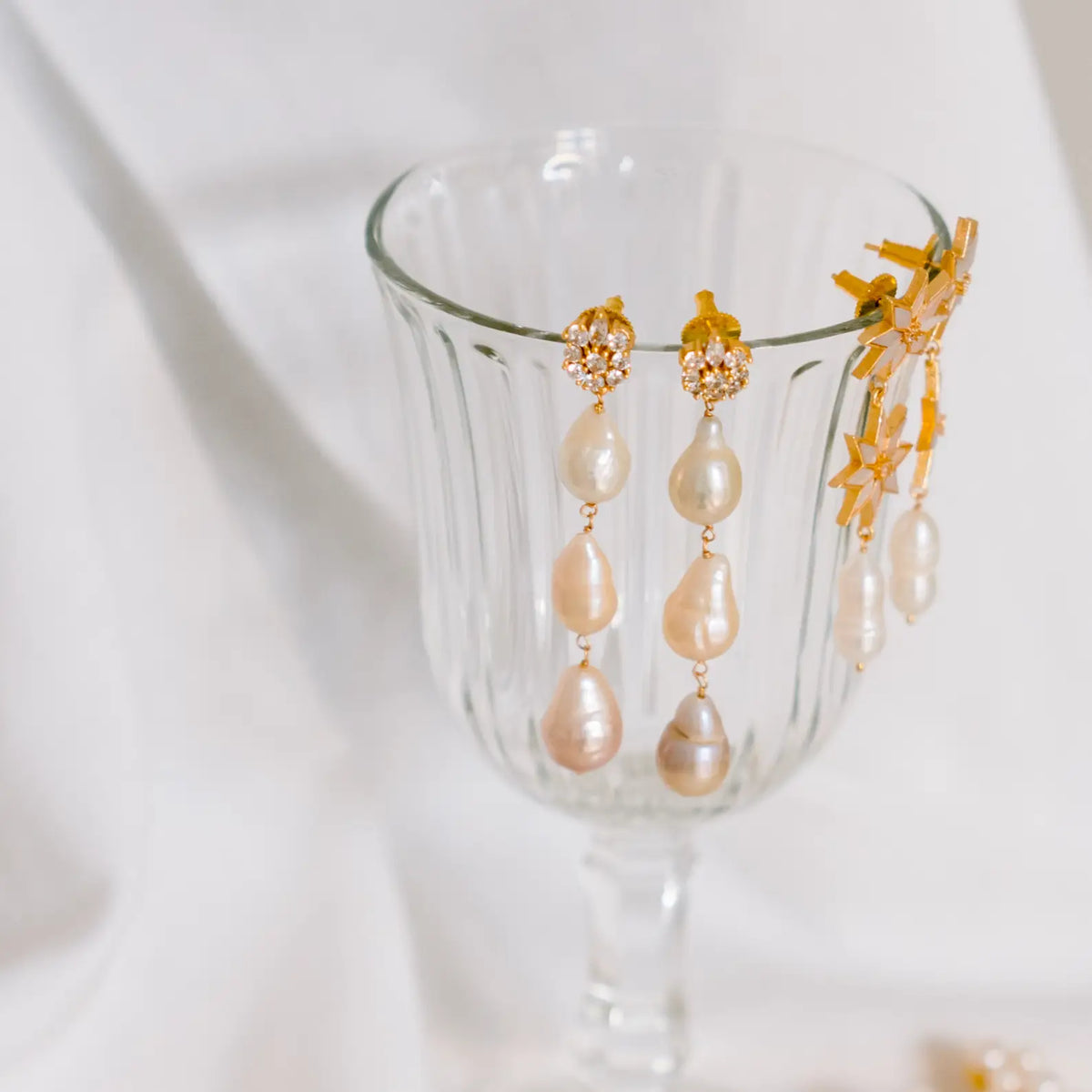 Pendientes Maribel Shine Perlas