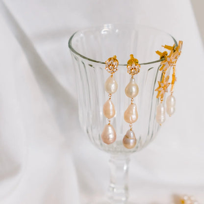 Pendientes Maribel Shine Perlas