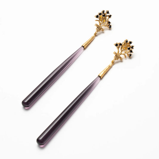 Pendientes Martirio Ed. Limitada Morado