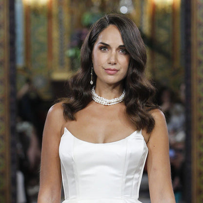 Choker Ladydi Quíntuple Ovalado Perlas