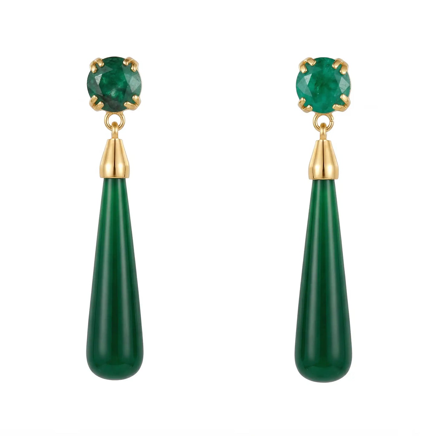 Dark Green Flamenco Passion Earrings