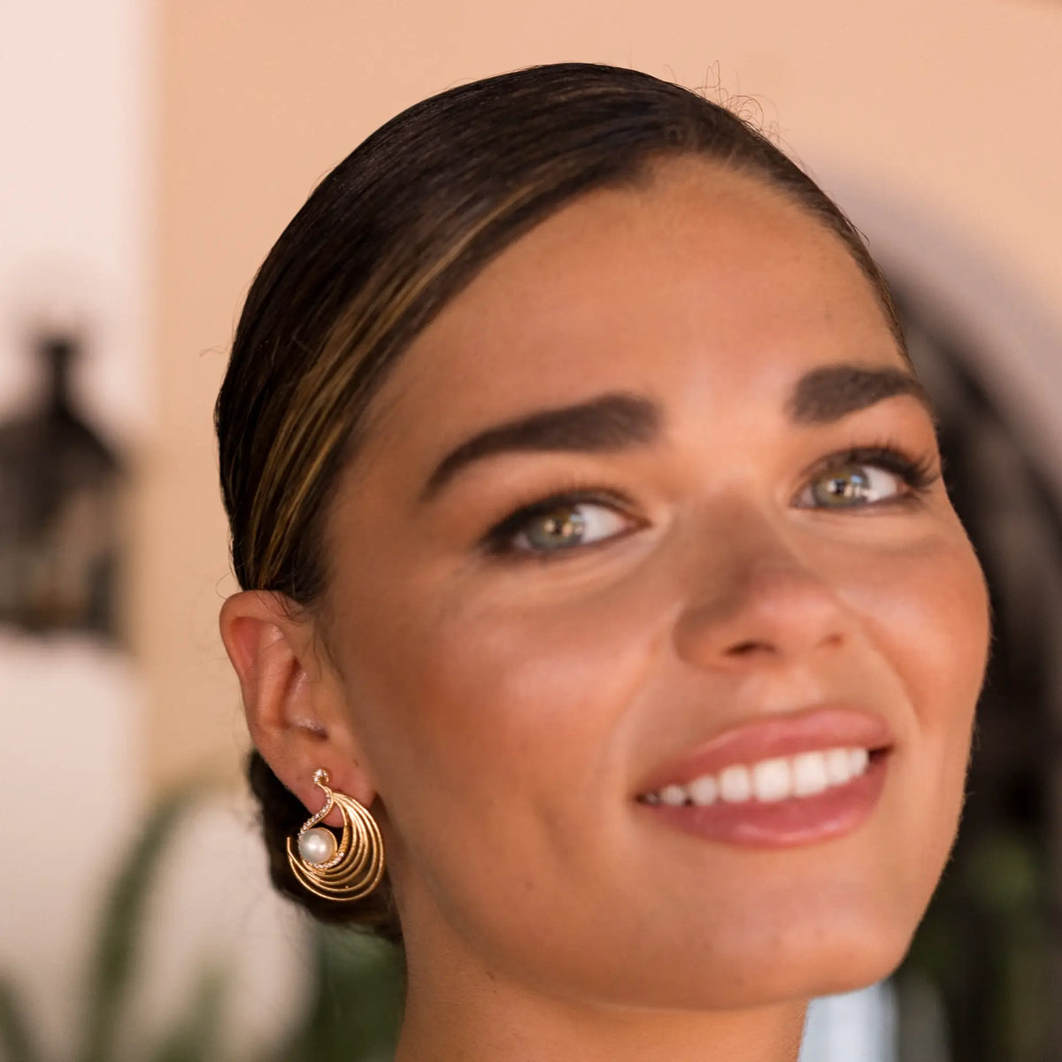 Pendientes Perlagio Shine Perlas