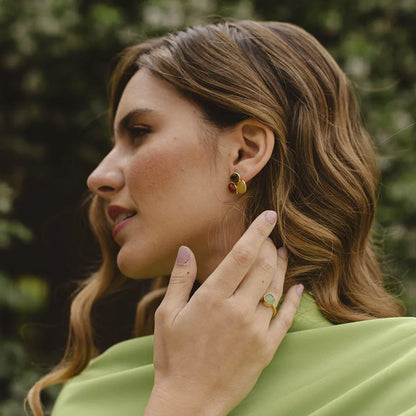 Anillo Polak Verde claro