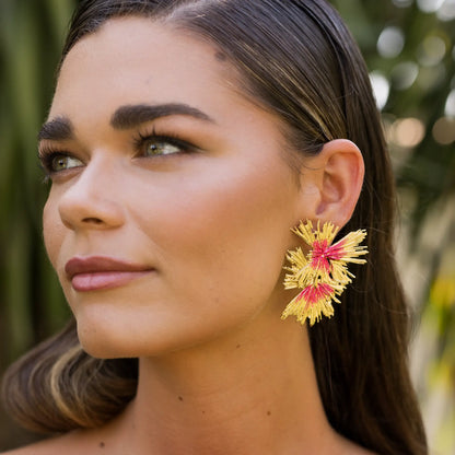 Pendientes Virelia Fucsia
