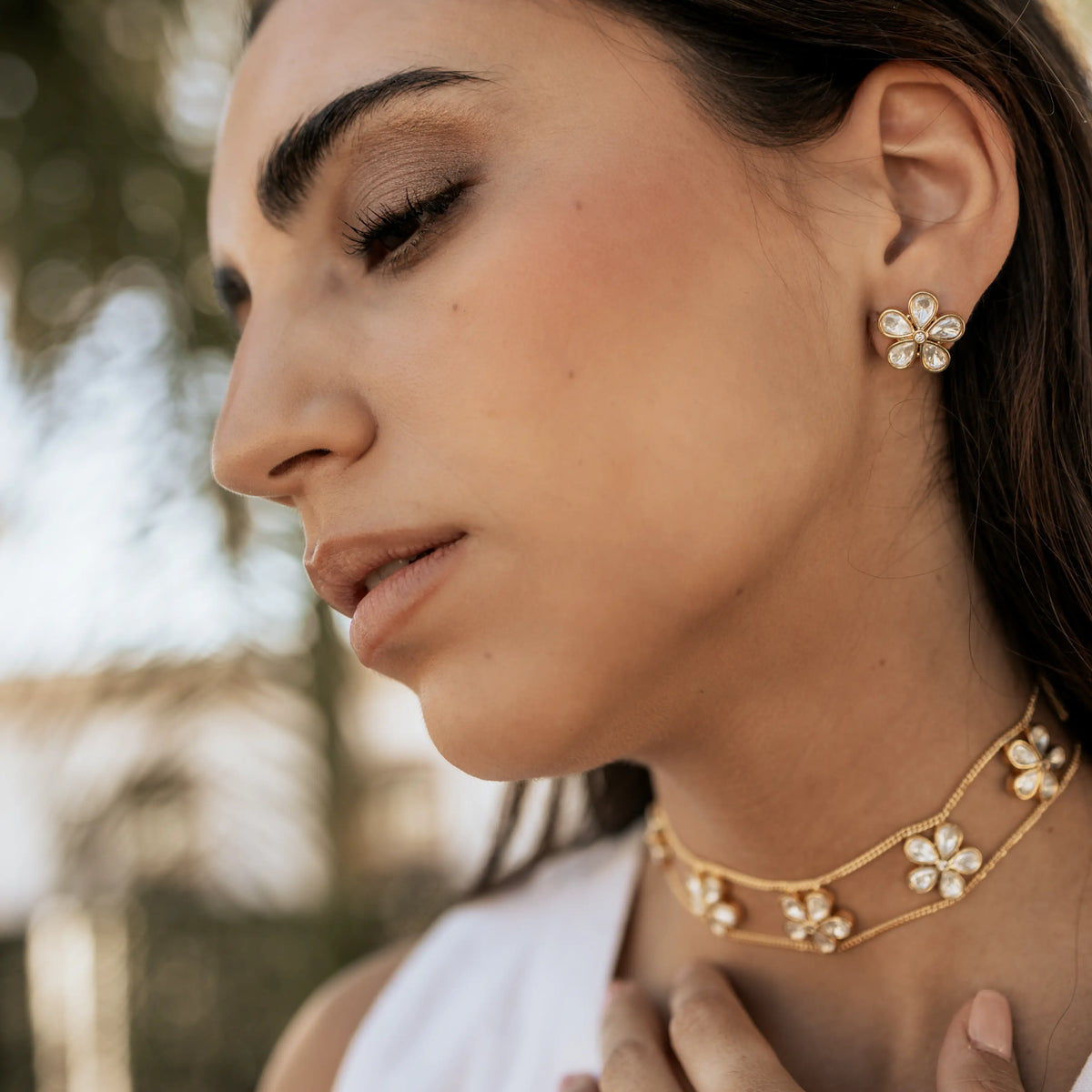 Pendientes Zareli Cristal