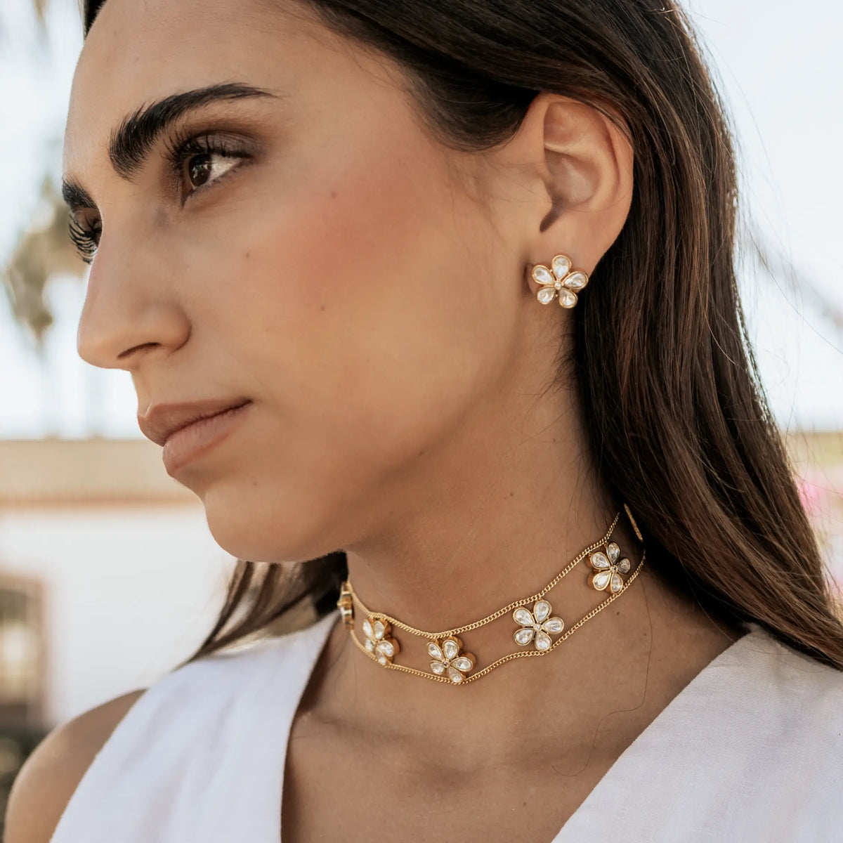 Pendientes Zareli Cristal