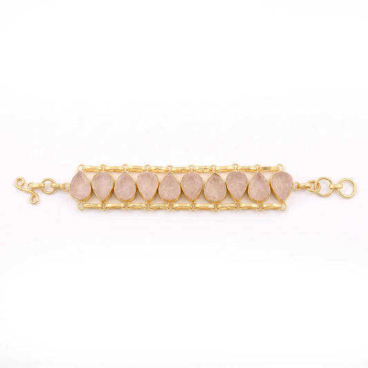 Pulsera Garo Rosa Cuarzo