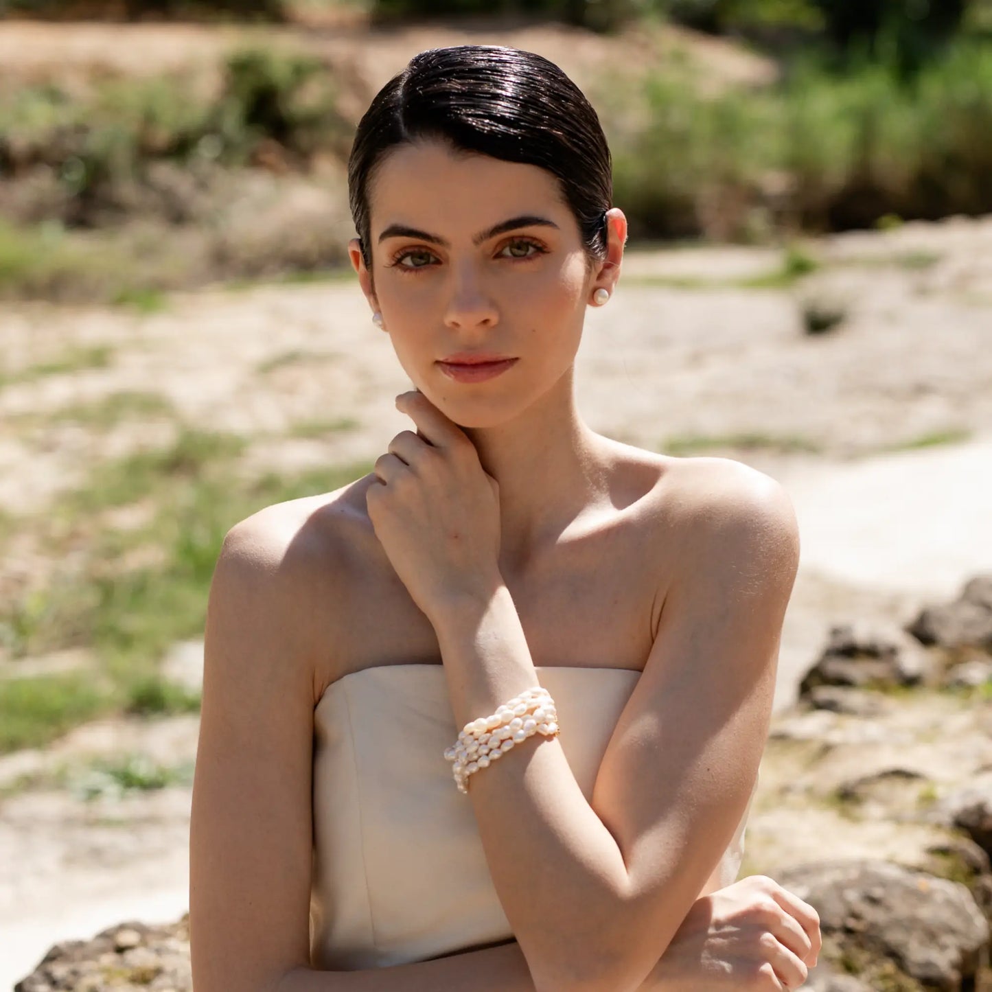 Pulsera Niva Perlas