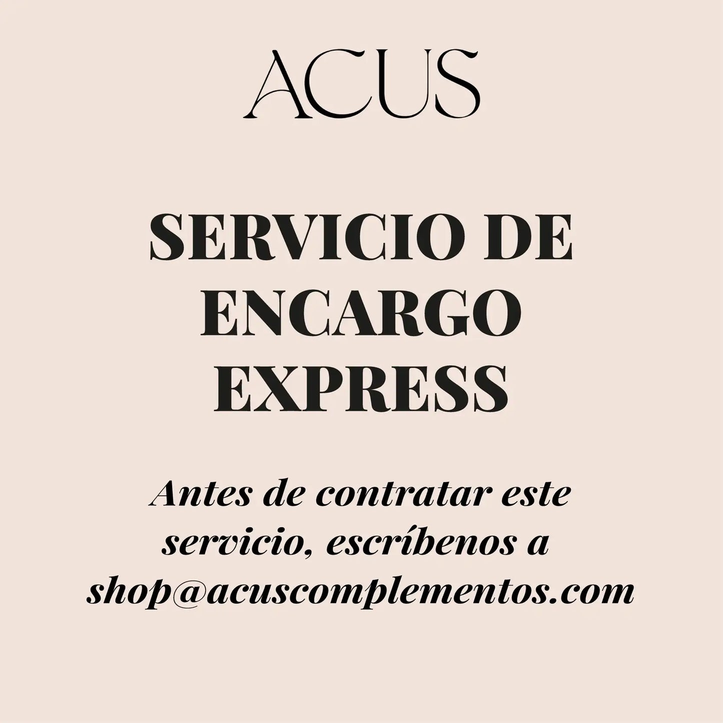 Servicio Encargo Express
