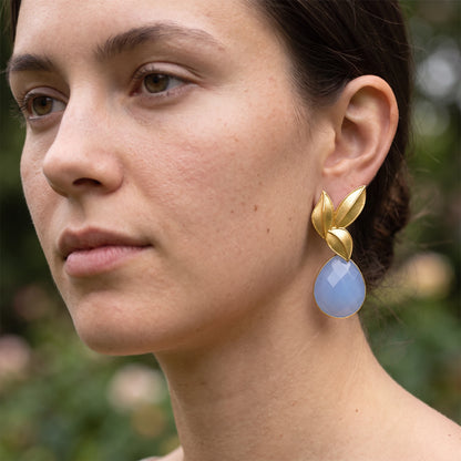 Set Matrix Pendientes Desmontables Laguén y Tear Azul Aero
