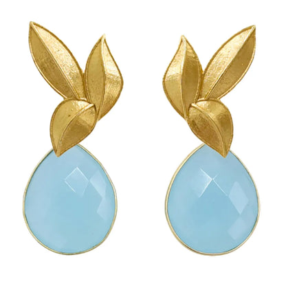 Set Matrix Pendientes Desmontables Laguén y Tear Azul Agua