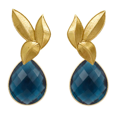 Set Matrix Pendientes Desmontables Laguén y Tear Azul Petróleo