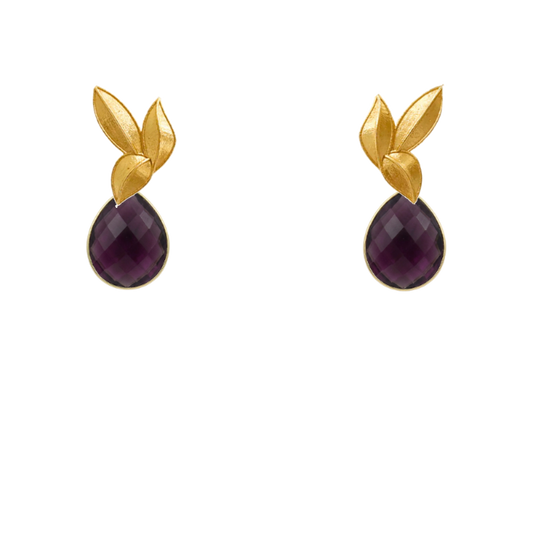 Set Matrix Pendientes Desmontables Laguén y Tear Morado