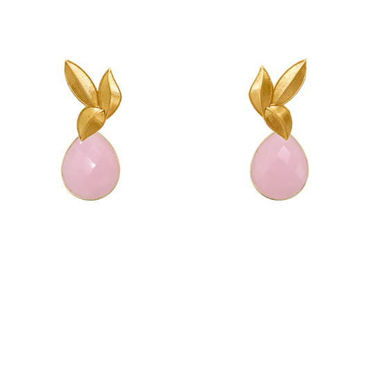 Set Matrix Pendientes Desmontables Laguén y Tear Rosa
