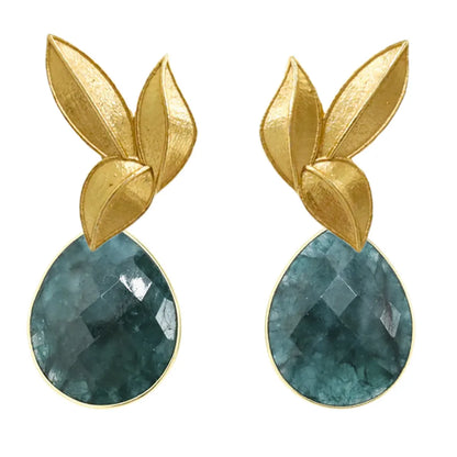 Set Matrix Pendientes Desmontables Laguén y Tear Verde Cerceta