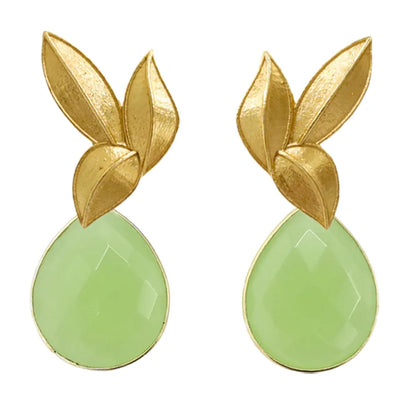 Set Matrix Pendientes Desmontables Laguén y Tear Verde Claro