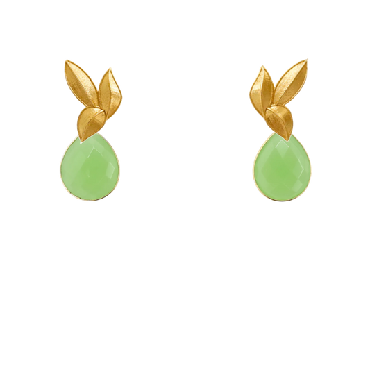 Set Matrix Pendientes Desmontables Laguén y Tear Verde Claro