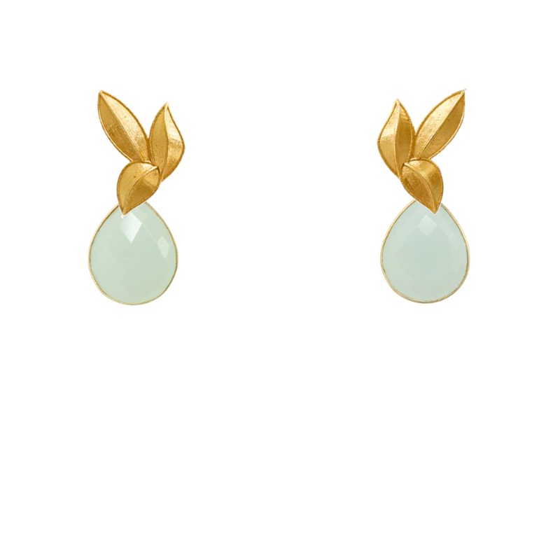Set Matrix Pendientes Desmontables Laguén y Tear Verde Claro Mint