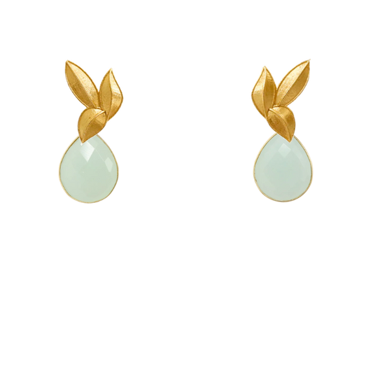 Set Matrix Pendientes Desmontables Laguén y Tear Verde Claro Mint