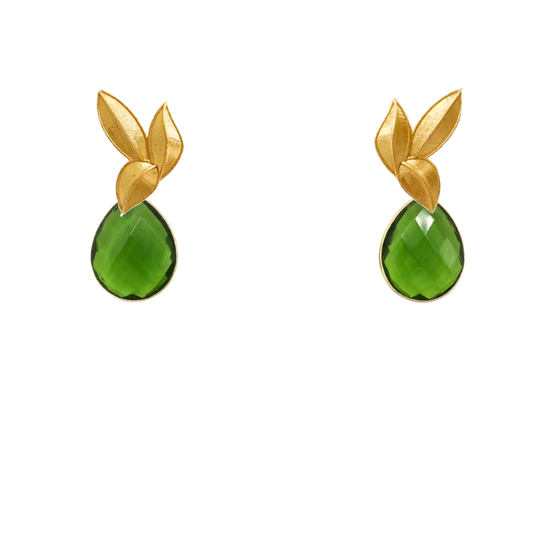 Set Matrix Pendientes Desmontables Laguén y Tear Verde Oliva