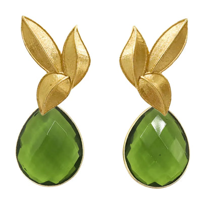 Set Matrix Pendientes Desmontables Laguén y Tear Verde Oliva